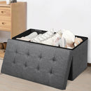 31.5 Inch Fabric Foldable Storage with Removable Storage Bin-Dark Gray