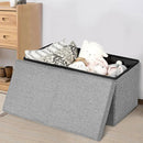30 Inch Folding Storage Ottoman with Lift Top by LJGDeals