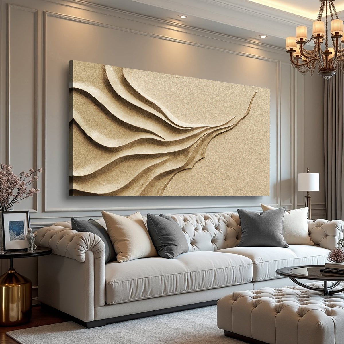 Beige Minimalist Wall Art II, photo 2 of 10