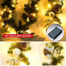 9 Feet Pre-Lit Artificial Christmas Garland with LED Lights by DirectDeals