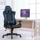 Massage Gaming Chair with Lumbar Support and Headrest by LJGDeals
