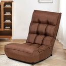 4-Position Adjustable Floor Chair Folding Lazy Sofa by LJGDeals