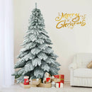 7.5 Feet Snow Flocked Artificial Christmas Tree by LJGDeals
