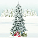7 Feet Snow Flocked Slim Artificial Christmas Fir Tree by LJGDeals