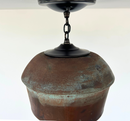 Modern Handcrafted Copper Pendant Light with Chain | 8.5"