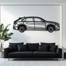 Audi Q8 Metal Car Wall Art with Rotating Wheels - Handmade Luxury SUV Silhouette Decor - Automotive Wall Art for Petrolheads - KAFMEKA095