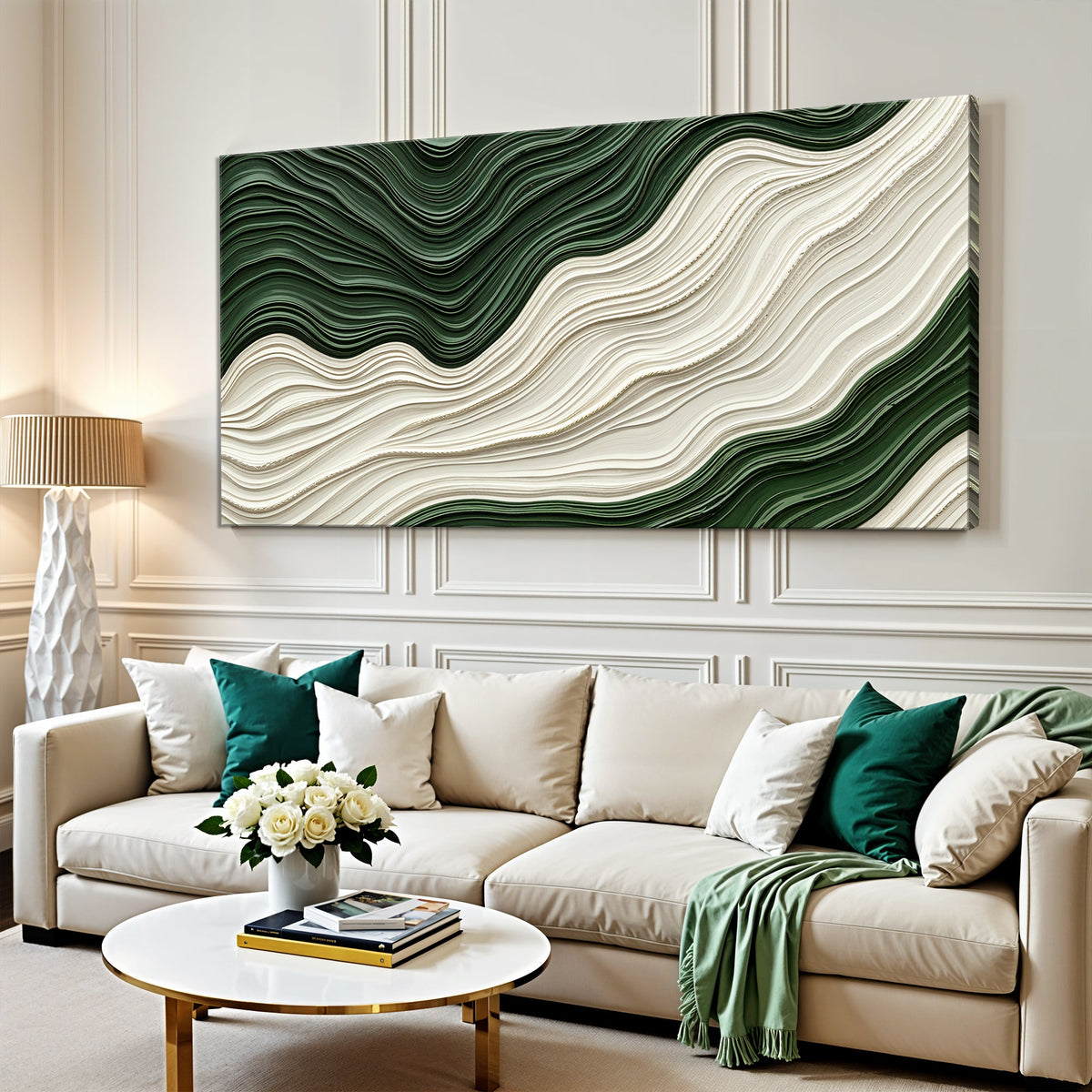 Green Rivers Abstract Wall Art VIII, photo 5 of 10