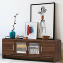 Media Entertainment TV Stand for TVs up to 70 Inches with Adjustable Shelf-Walnut by LJGDeals