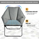 Oversized Foldable Leisure Camping Chair with Sturdy Iron Frame by LJGDeals
