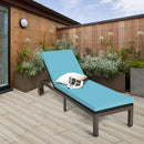 Back Adjustable Cushioned Patio Rattan Lounge Chair by LJGDeals