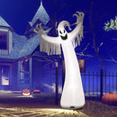 12 Feet Halloween Inflatable Spooky Ghost with Blower and LED Lights by LJGDeals