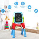 Height Adjustable Kids Art Easel Magnetic Double Sided Board by LJGDeals