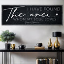 I Have Found The One Whom My Soul Loves Faith Sign II