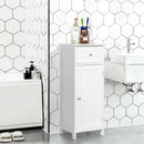 Wooden Bathroom Floor Storage Cabinet with Drawer and Shelf by LJGDeals