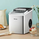Stainless Steel 26 lbs/24 H Self-Clean Countertop Ice Maker Machine by LJGDeals