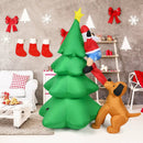 6.5 Feet Outdoor Inflatable Christmas Tree Santa Decor with LED Lights by LJGDeals
