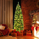 6.5 Feet Pre-lit Hinged Pencil Christmas Tree by LJGDeals