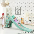 3-in-1 Kids Climber Slide Play Set with Basketball Hoop and Ball by DirectDeals