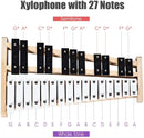 27 Note Glockenspiel Xylophone with 2 Rubber Mallets by LJGDeals