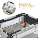 Portable Baby Playpen with Mattress Foldable Design by LJGDeals