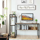 59-Inch Computer Desk Home Office Workstation 4-Tier Storage Shelves by LJGDeals