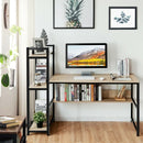 59-Inch Computer Desk Home Office Workstation 4-Tier Storage Shelves by LJGDeals