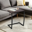Steel Frame C-shaped Sofa Side End Table-Coffee by LJGDeals
