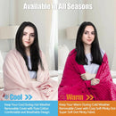 10lbs 3 Pieces Heavy Weighted Duvet Blanket-Pink by LJGDeals