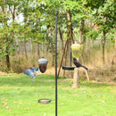 Metal Acorn Wild Bird Feeder Outdoor Hanging Food Dispenser for Garden Yard-Brown by LJGDeals