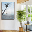 Tropical Swing Wall Art Canvas Print – Palm Trees Ocean View