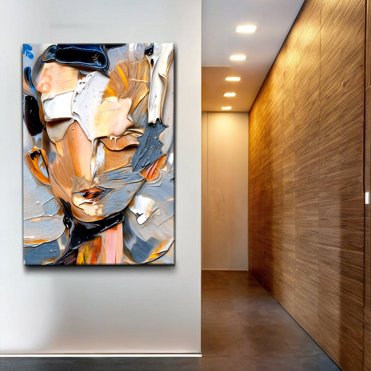 Beyond The Face Abstract Wall Art, photo 4 of 10