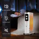 1500W Oil Filled Portable Radiator Space Heater with Adjustable Thermostat by LJGDeals
