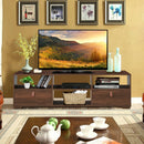 TV Stand Entertainment Media Center Console for TV's up to 60 Inch with Drawers Walnut by LJGDeals