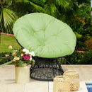 Rattan Papasan Chair Ergonomic 360-degree Swivel Soft Cushion Garden by LJGDeals