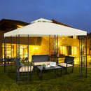 2 Tiers 10 x 10 Feet Patio Gazebo Canopy Tent by LJGDeals