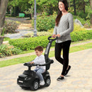 3 In 1 Ride on Push Car Toddler Stroller Sliding Car with Music-Blue by LJGDeals