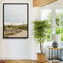 Desert Landscape Wall Art Canvas Print – Cacti and Shrubs
