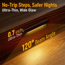 STLA10 6-Pack 6W Low Voltage 10.6" LED Outdoor Step Lights, 12V-24V 5CCT 1800K/2700K/3000K/4000K/.Integrated LED Aluminum Deck Lights Landscape Lights
