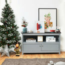 44 Inch Wooden Storage Cabinet TV Stand by LJGDeals
