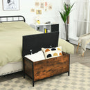 Entryway Flip Top Ottoman Stool with Padded Seat by LJGDeals