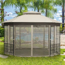 10’x 12’ Octagonal Patio Gazebo by LJGDeals