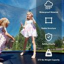 14 Feet Trampoline with Safety Enclosure Net and Ladder Outdoor for Kids Adults by LJGDeals