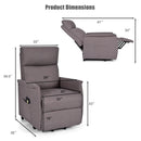Power Lift Massage Recliner Chair for Elderly with Heavy Padded Cushion by LJGDeals