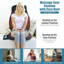 Seat Cushion Massager with Heat and 6 Vibration Motors for Home by LJGDeals