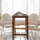 Set of 6 Folding Fabric Upholstered Metal Chairs by LJGDeals