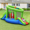 Inflatable Dual Slide Basketball Game Bounce House Without Blower by LJGDeals