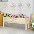 Raised Garden Bed Elevated Planter Box Wood for Vegetable Flower Herb by LJGDeals