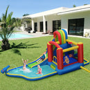 Inflatable Kid Bounce House Slide Climbing Splash Park Pool Jumping Castle Without Blower by LJGDeals