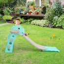 3-in-1 Kids Slide Baby Play Climber Slide Set with Basketball Hoop by LJGDeals