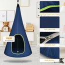 32 Inch Kids Nest Swing Chair Hanging Hammock Seat for Indoor Outdoor by LJGDeals